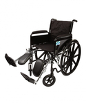 Healthline 18" Wheelchair with Padded Full Arm & ELR K1