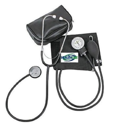 Blood Pressure Monitor Adult Manual With Stethoscope Xl Cuff