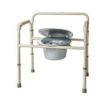 Healthline Heavy Duty Bedside Commode with Adjustable Legs