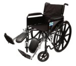 Healthline 16" Wheelchair with Padded Desk Arm & ELR K2