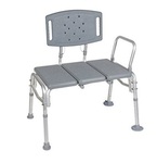 Healthline Heavy Duty Transfer Bench with Adjustable Height Legs