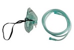 Healthline Portable Oxygen Adult Mask With 7 Inch Tubing